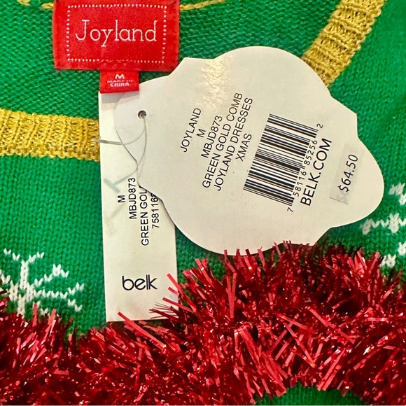 🎄NWT Womens Ugly Christmas Sweater Dress Med Holiday Party Novelty 🎄 - Picture 5 of 5